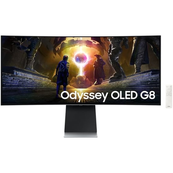 Samsung Odyssey G8 G85SD LS34DG850SUXDU Gaming Monitor 34'' Ultrawide QHD OLED Curved 175Hz 0.03ms