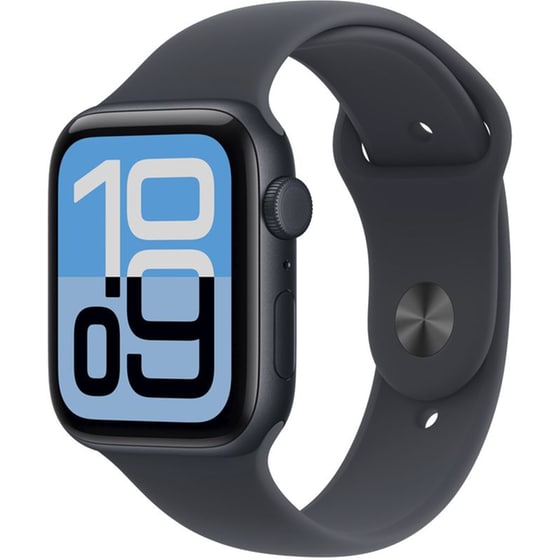 Apple Watch SE 3 GPS + Cellular 44mm Midnight Aluminum Case with Midnight Sport Band - M/L