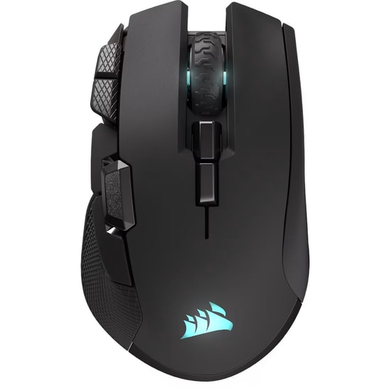 Corsair Ironclaw Ασύρματο Εργονομικό Gaming Ποντίκι - Μαύρο
