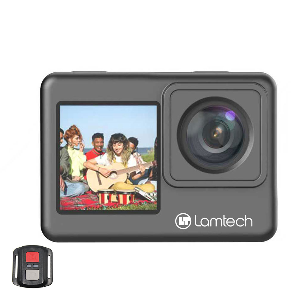 Action Camera LAMTECH 8K Eis Dual Screen LAM981067 black