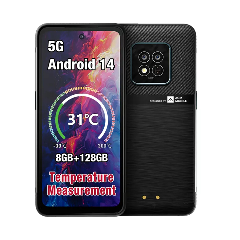 Smartphone AGM X6 Phantom 128GB 5G Dual SIM black