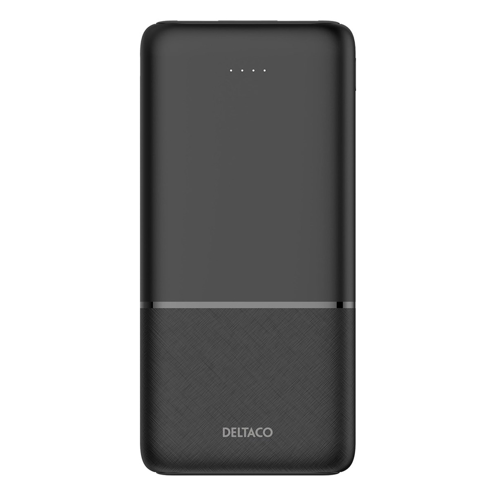 Power Bank 10000mAh 20W DELTACO PD 10000 Fast Charger PB-C1007 black