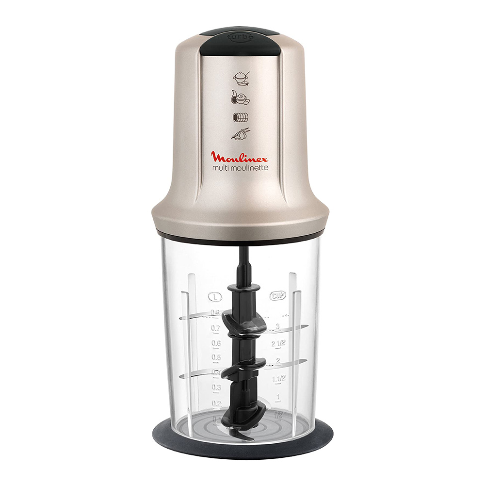 Blender/chopper MOULINEX Multi Moulinette XXL AT718A10 silver