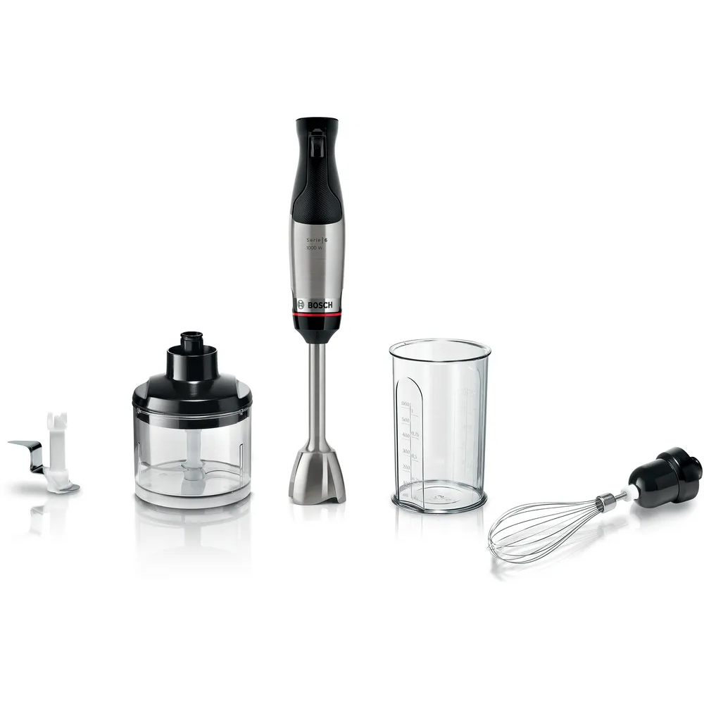 Hand Blender/Chopper BOSCH ErgoMaster Series 6 MSM6M622 black/silver