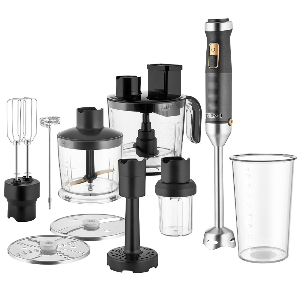 Hand Blender/Chopper SENCOR 10 in 1 SHB 6552BK black