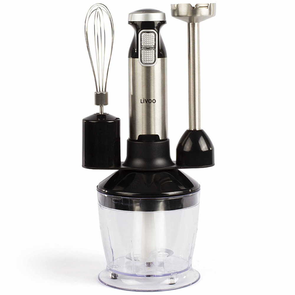 Hand Blender/Chopper LIVOO Hand Set DOP197 black/silver
