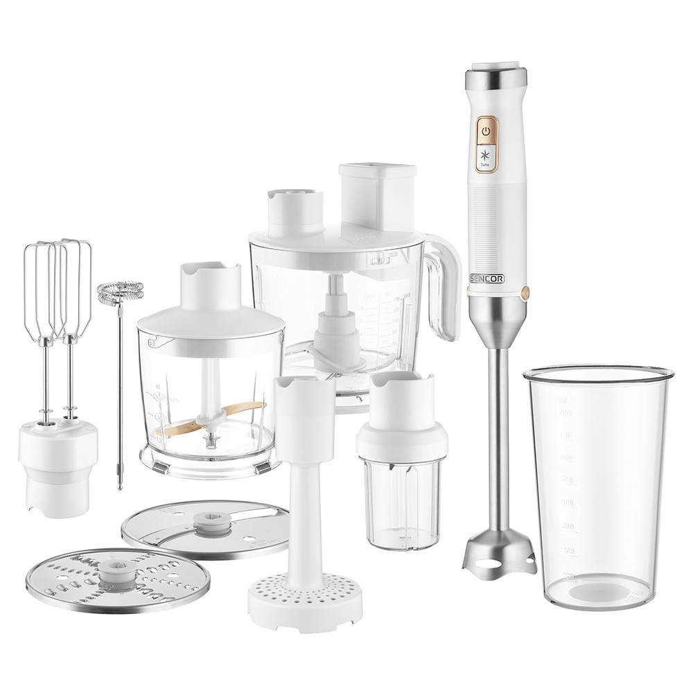 Hand Blender/Chopper SENCOR 10 in 1 SHB 6551WH white