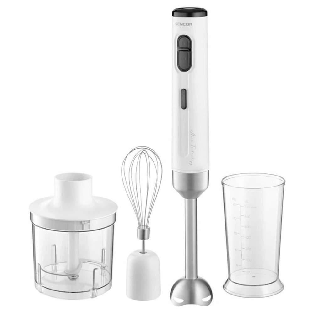 Cordless Hand Blender/Chopper SENCOR SHB 9001GY white/black