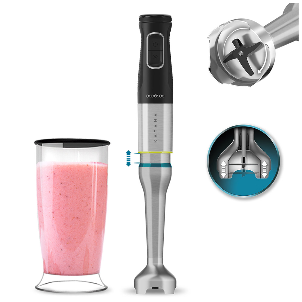 Hand Blender CECOTEC Katana 12 Jar B 03964 silver