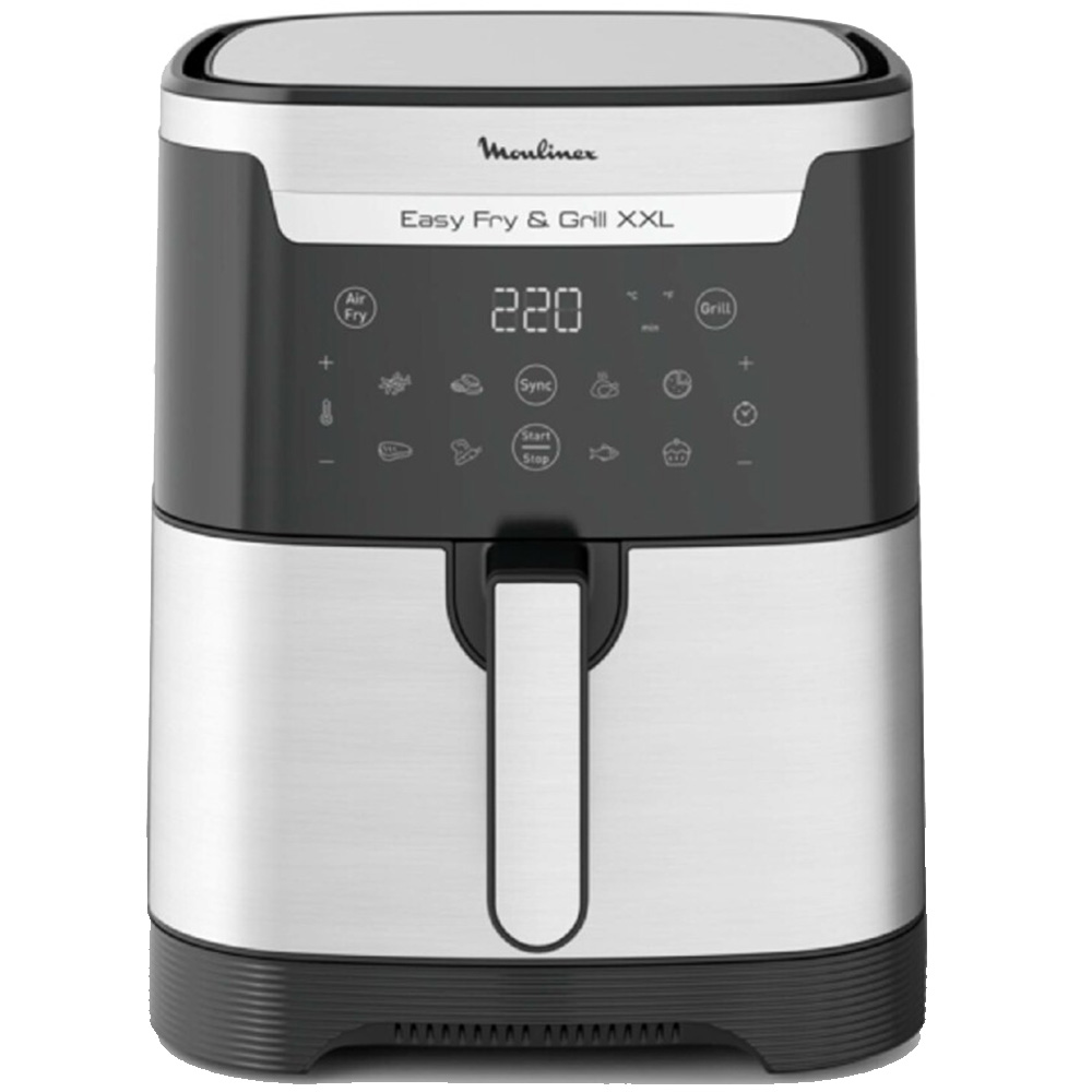 Air Fryer MOULINEX Easy Fry & Grill XXL EZ801D10 black/silver