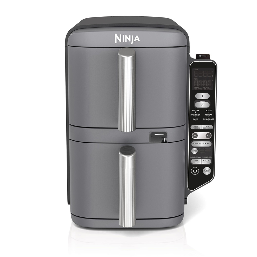 Air Fryer NINJA Double Stack XL 2-Level Air Fryer with Smart Cook System SL451EU grey