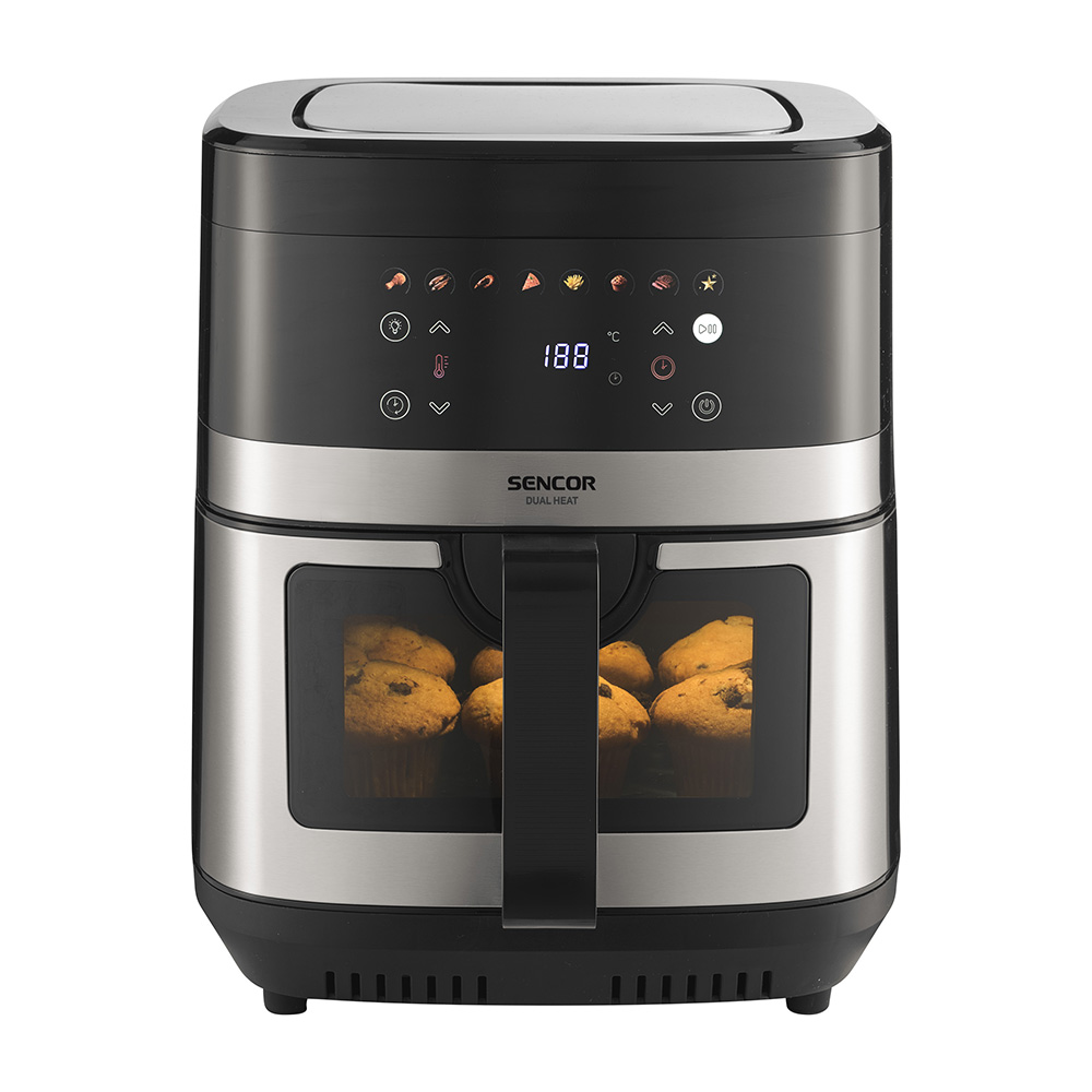 Air Fryer SENCOR SFR 9100SS black/silver