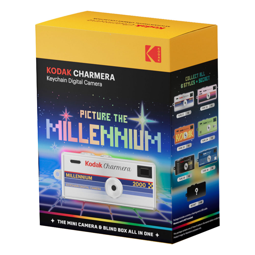 Digital Camera KODAK RK0603 Charmera Millenium Keychain Random Blind Box
