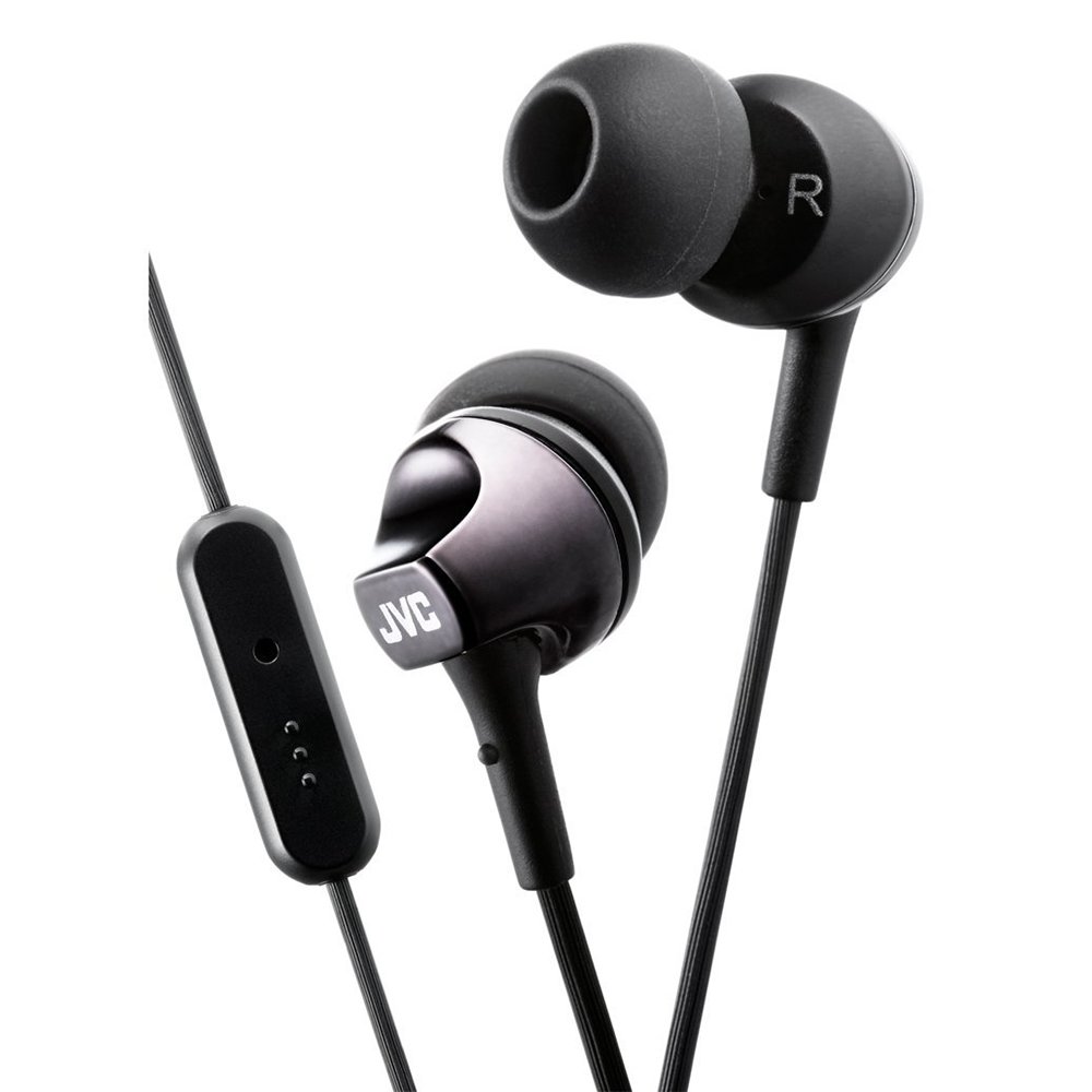 Earphones with microphone JVC HA-FR325-B black