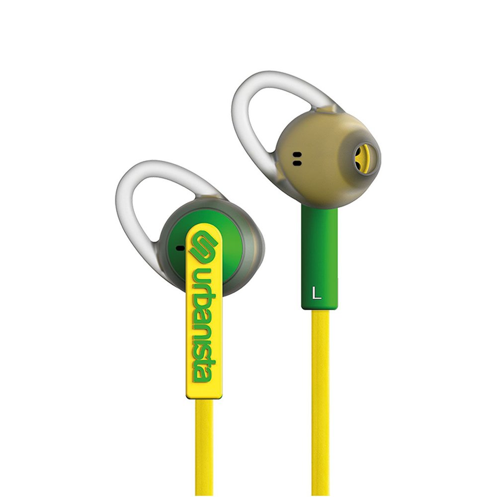 Earphones with microphone URBANISTA Rio yellow