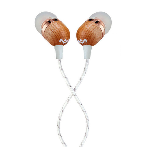 Earphones with microphone MARLEY Smile Jamaica EM-JE041-CP copper