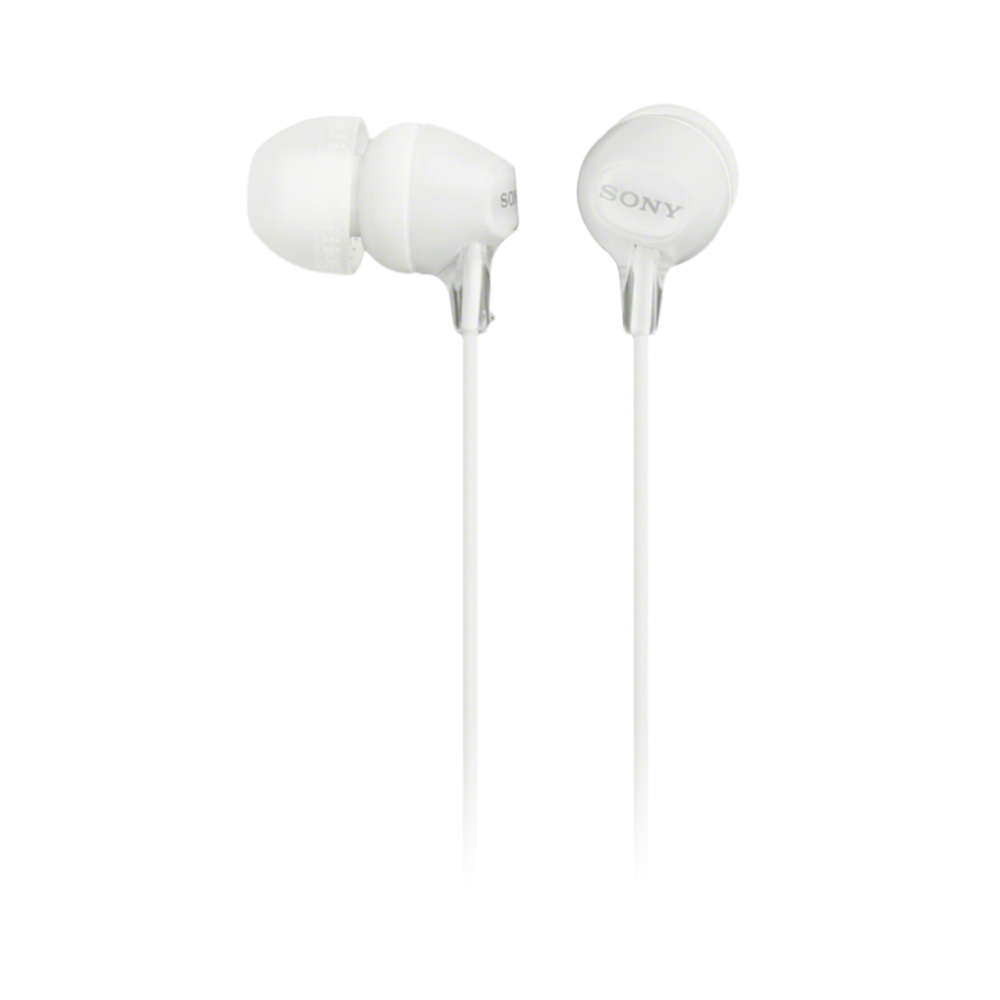 Earphones with microphone SONY MDR-EX15AP/WC white