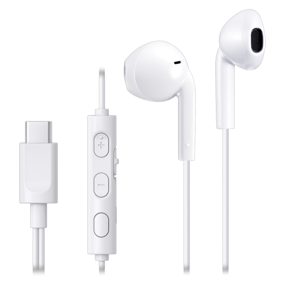Earphones with microphone JVC HA-FR17UC-W white