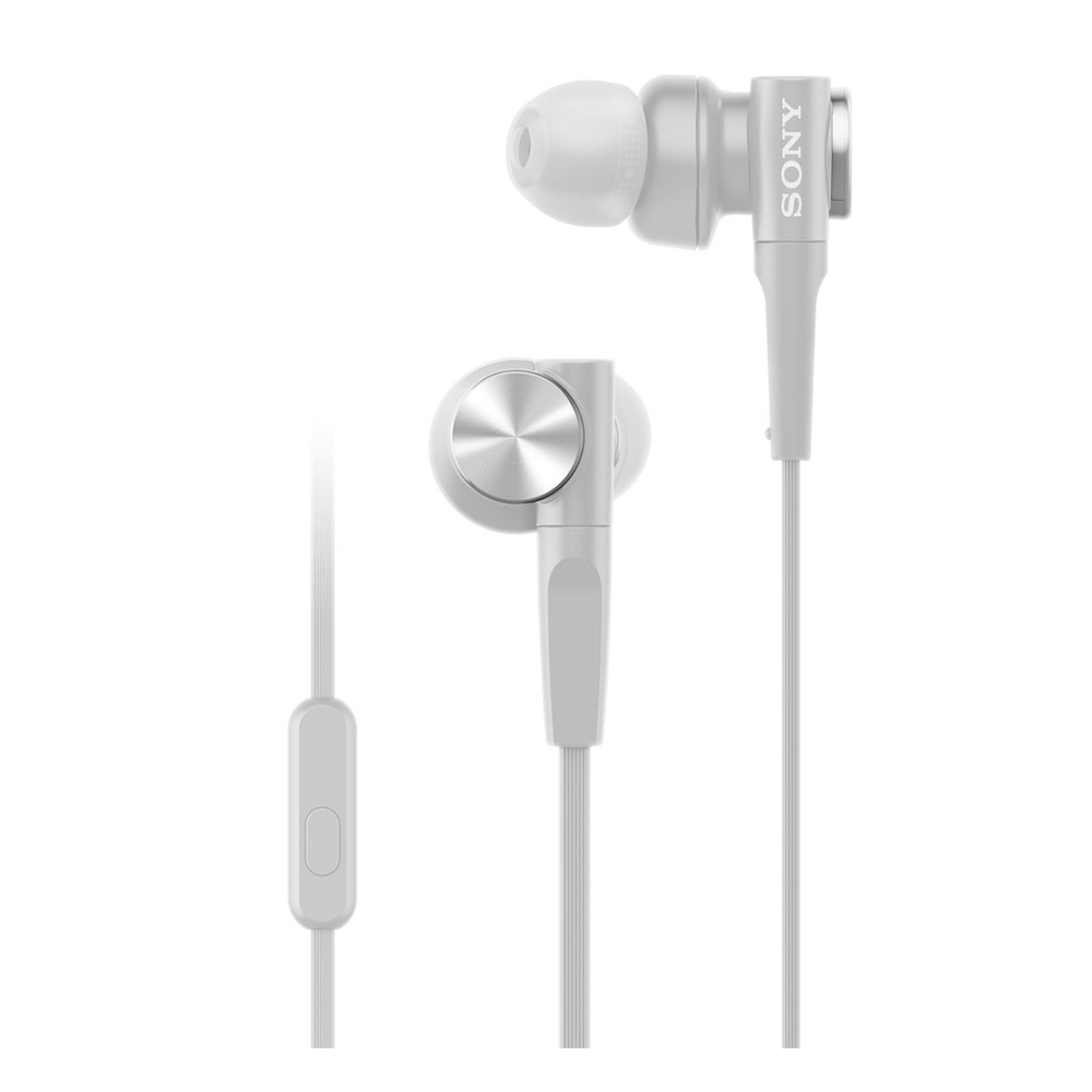 Earphones with microphone SONY MDRXB55APW white