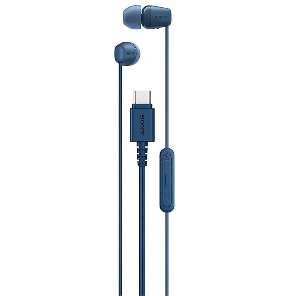 Earphones with microphone SONY IER-EX15C IEREX15CL.CE7 blue