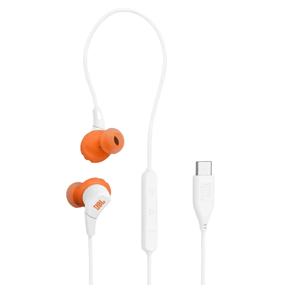 Earphones with microphone JBL Endurance Run 3 JBLENDURRUN3CWHT white