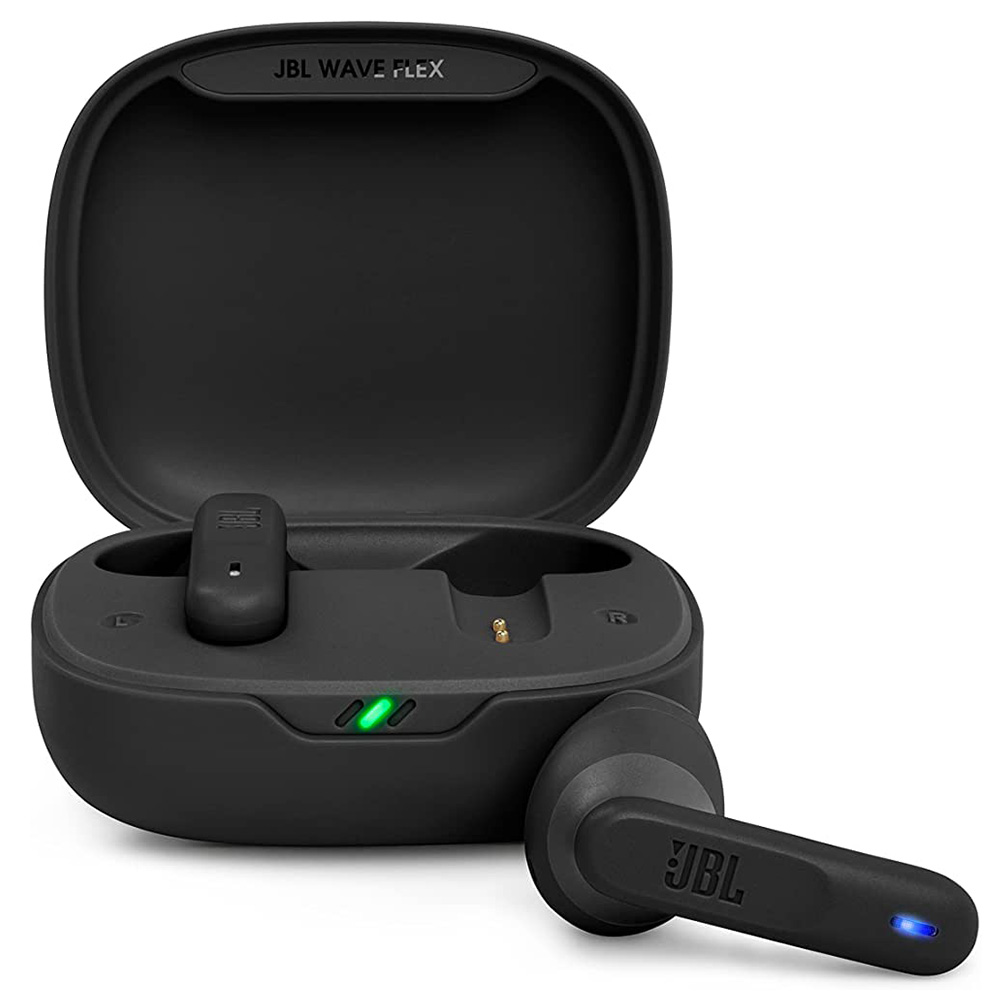 Bluetooth Earbuds JBL Wave Flex True Wireless JBLWFLEXBLK black