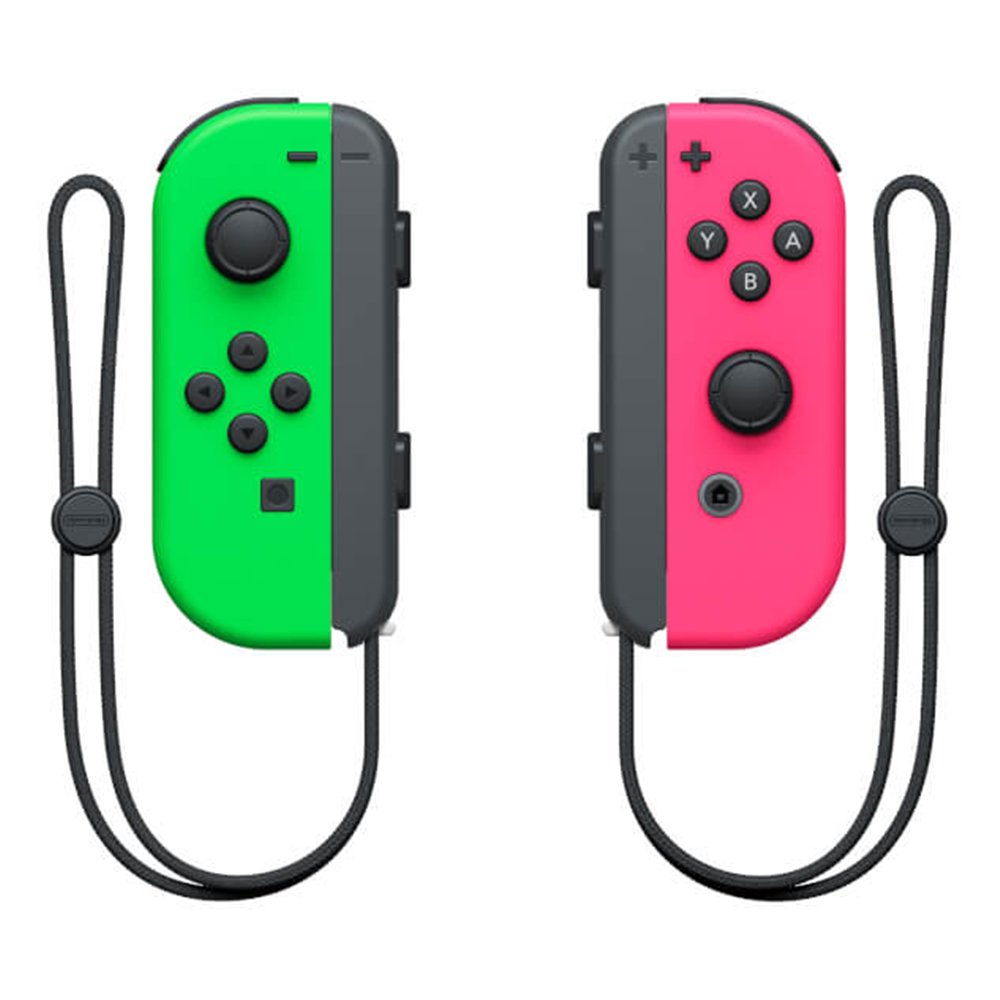 Corded gamepad for NINTENDO Switch Joy-Con Pair neon green/neon pink