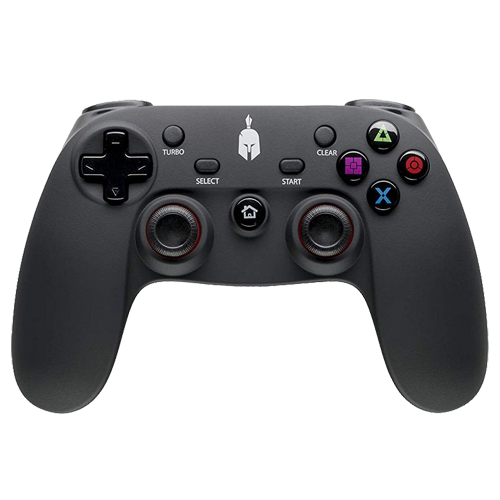 Cordless gamepad for PC/PS3 SPARTAN GEAR Ksifos black