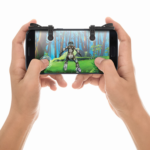 Cordless Smartphone gamepad UTOPIA L1/R1 Triggers black/red