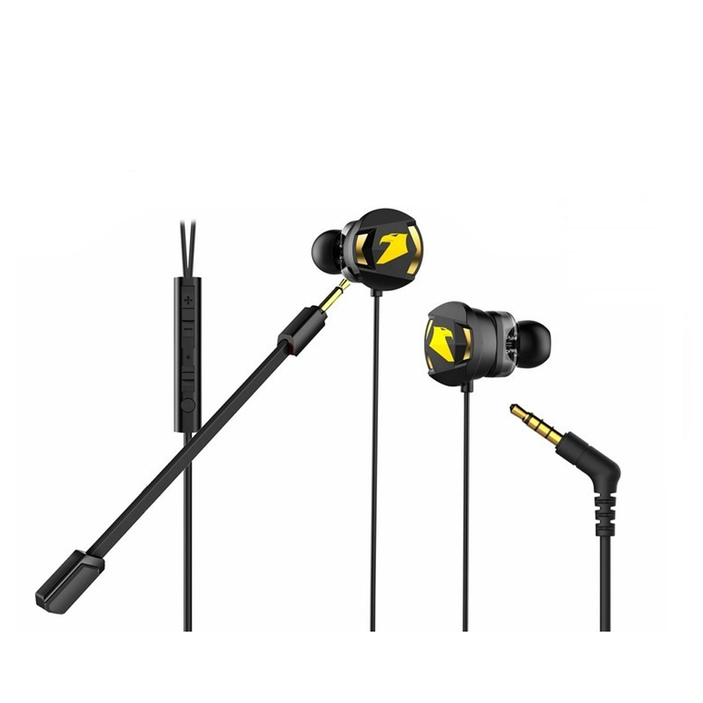 Earphones with microphone for PC/PS4/Xbox One/Nintendo Switch ARMAGGEDDON Wasp-5 black/gold