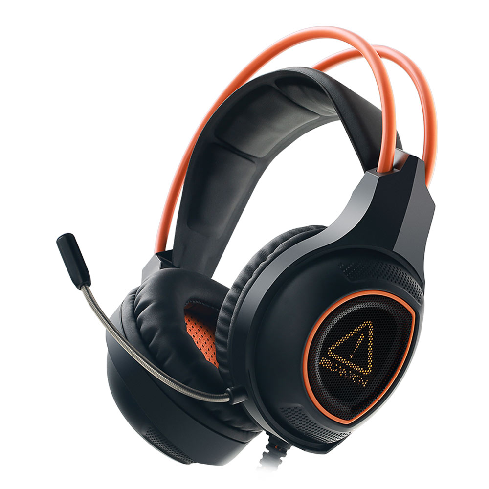 Headphones with microphone for PC CANYON Nightfall CND-SGHS7 7.1 black/orange