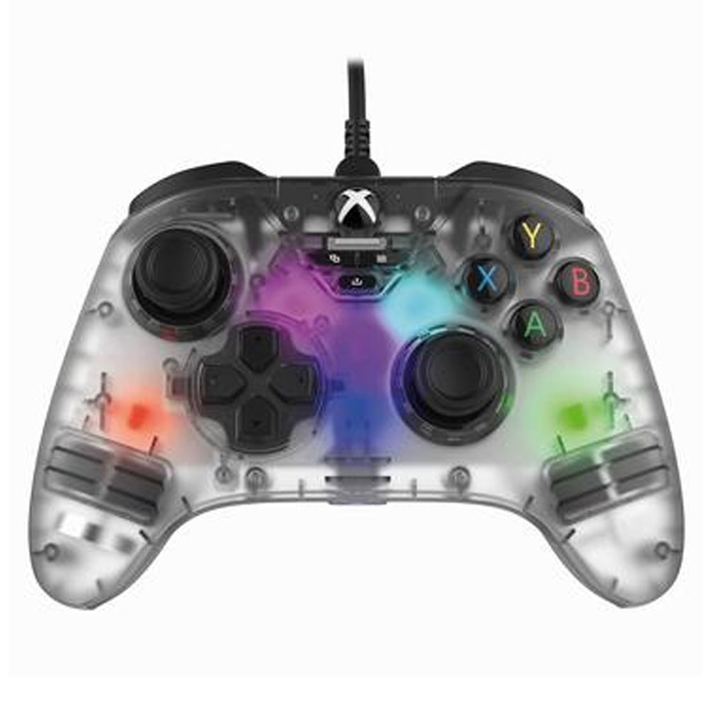 Corded Gamepad for PC/Xbox One/Series X/S SNAKEBYTE RGB X SB922350 transparent