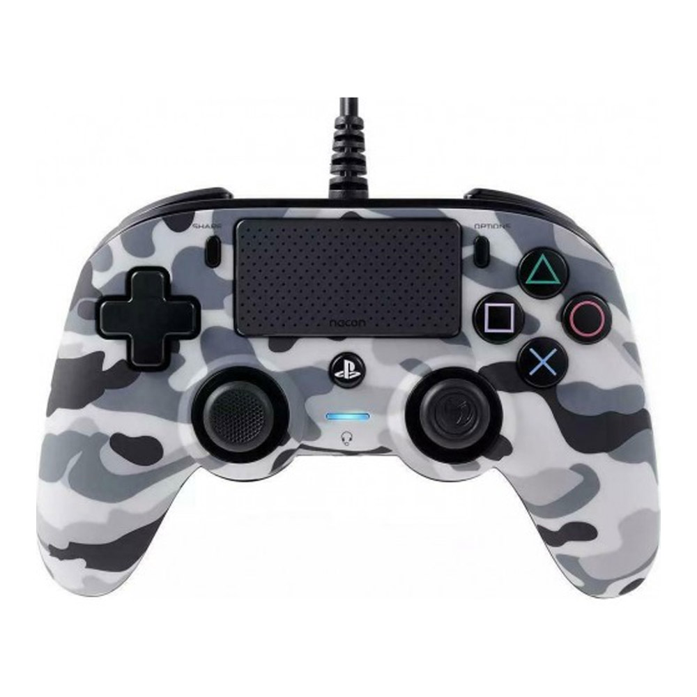 Corded gamepad for PS4/PC NACON Compact PS4OFCPADCAMOGREY grey