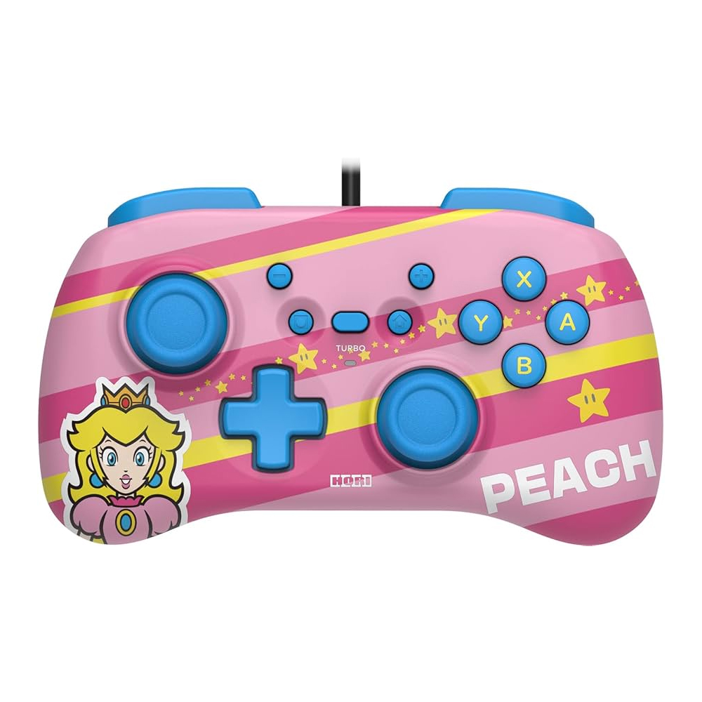 Corded Gamepad for Nintendo Switch HORI Horipad Mini Super Mario Peach NSW-367U pink
