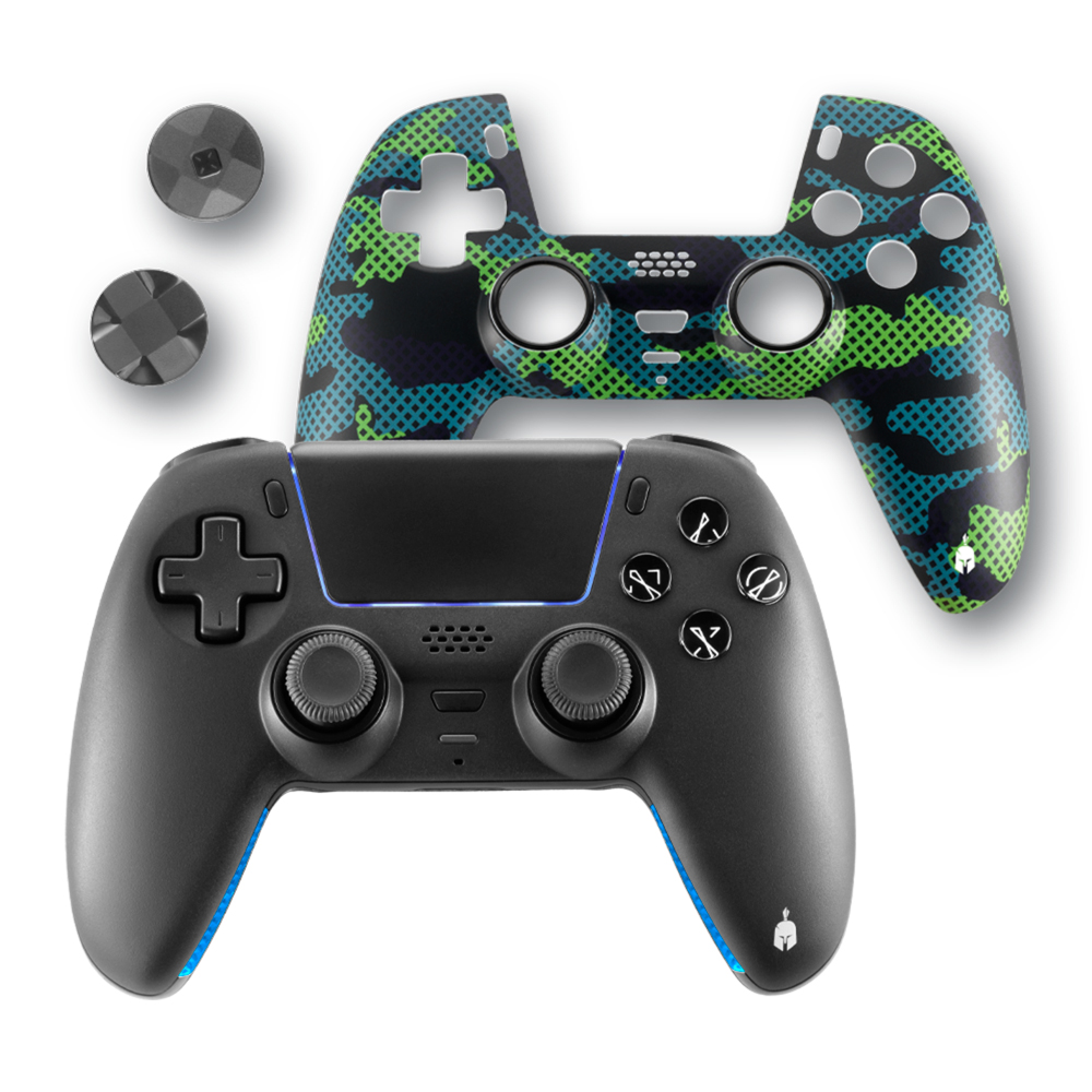 Cordless Gamepad for PC/PS4/PS5/Switch SPARTAN GEAR Sarissa black