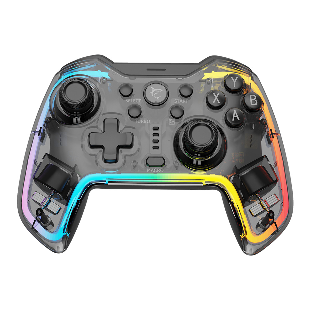 Cordless Gamepad for PS3/PS4 WHITE SHARK Praetorian GPW-8040 transparent