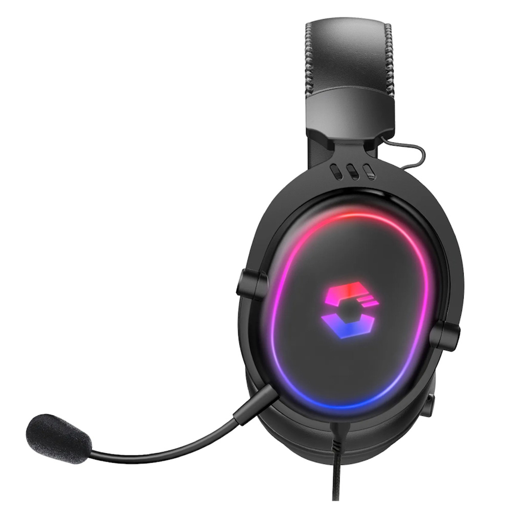 Headphones with microphone for PC/Console SPEEDLINK Conux RGB SL-860017-BK black