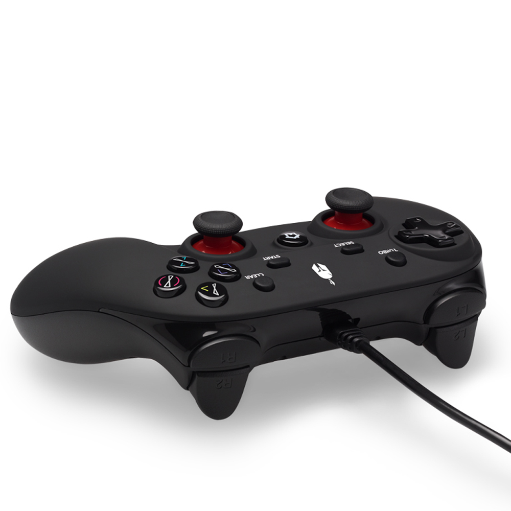 Corded gamepad for PC/PS3 SPARTAN GEAR Oplon 32128 black