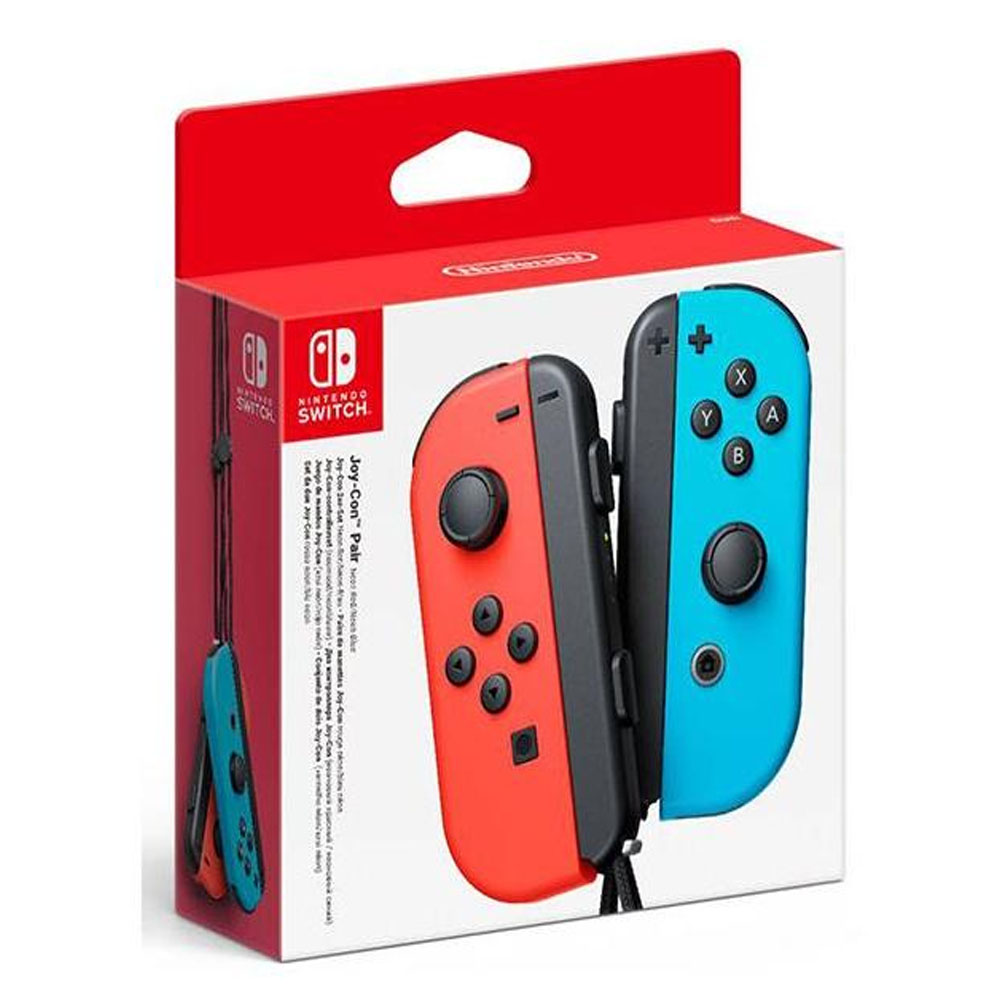 Cordless gamepad for NINTENDO Switch Joy-Con Pair neon red/neon blue