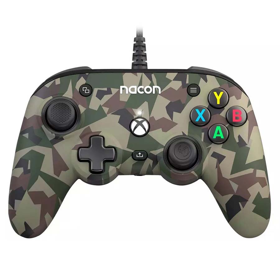 Corded gamepad for PC/Xbox One/Series X/S NACON Pro Compact green