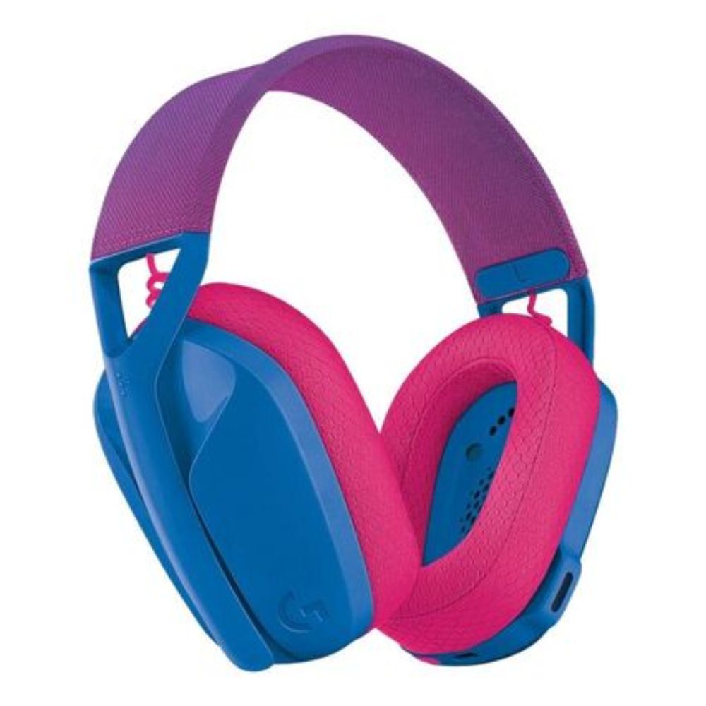 Cordless Headphones with microphone for PC/PS4/PS5 LOGITECH G435 981-001062 Lightspeed blue/pink