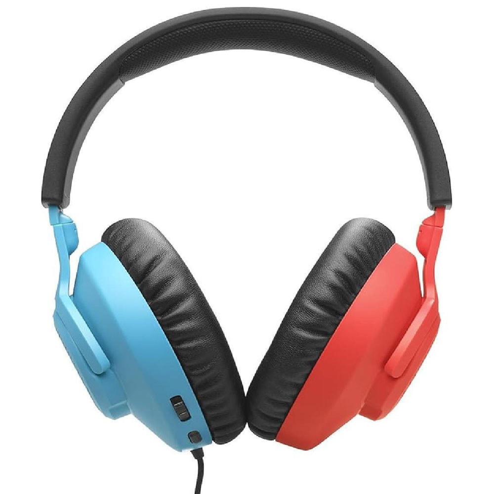 Headphones with microphone for PC/Console/Mobile JBL Quantum 100N red/blue