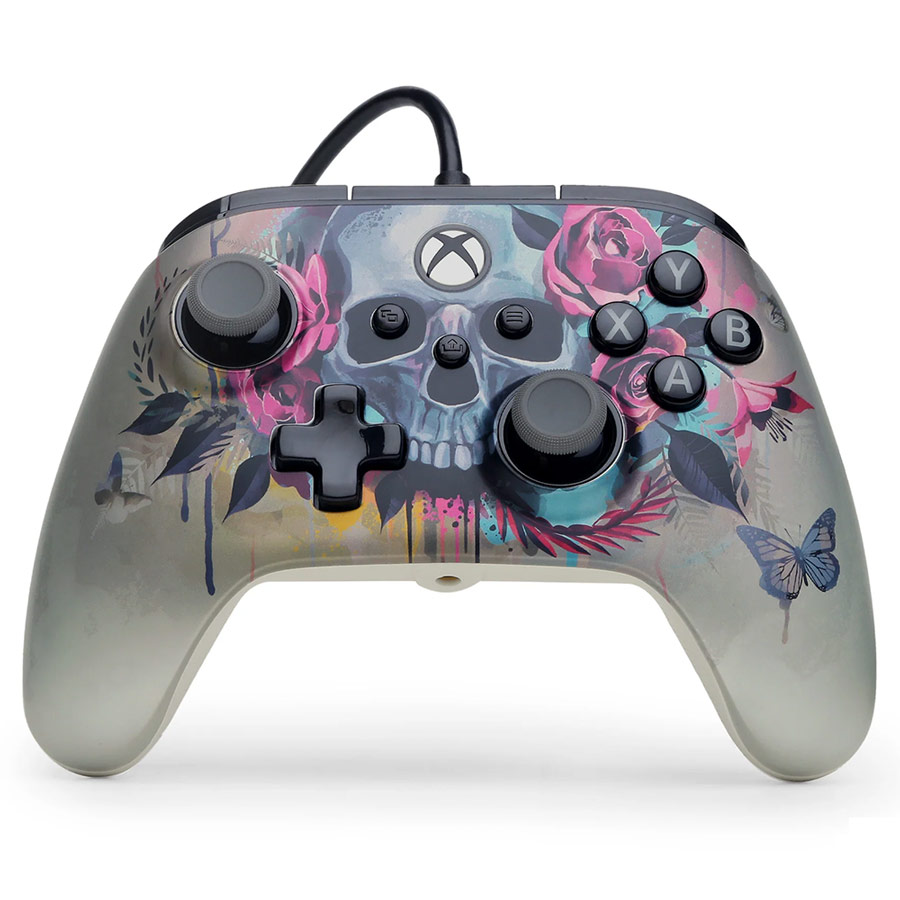 Corded Gamepad for PC/Xbox One/Series X/S POWER A Advantage Plus bloom and gloom