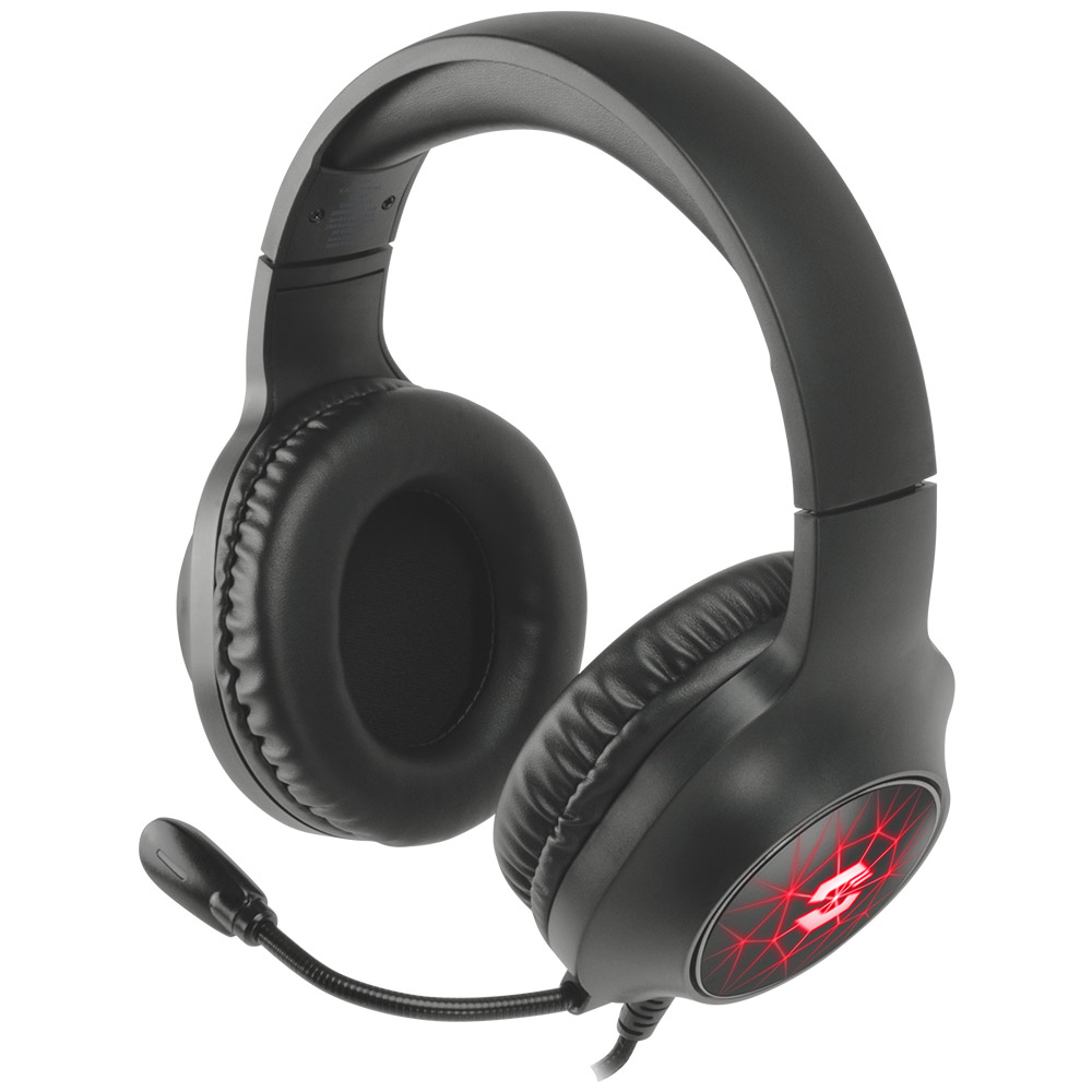 Headphones with microphone for PC SPEEDLINK Virtas Illuminated 7.1 SL-860013-BK black