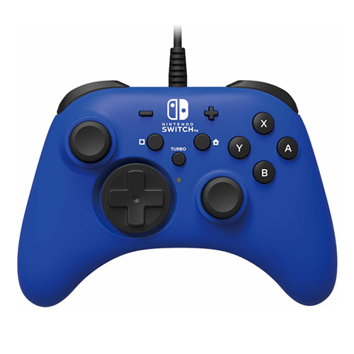 Corded gamepad for Nintendo Switch HORI Horipad blue