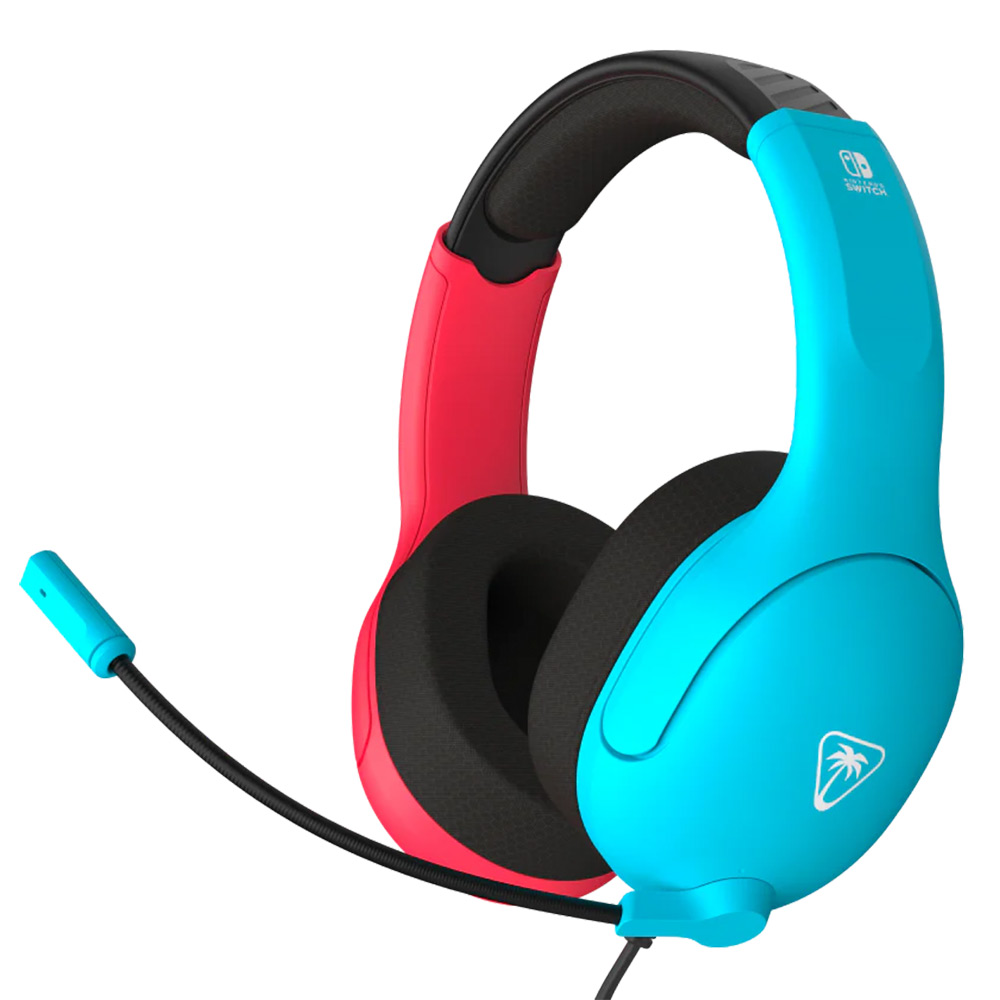 Headphones with microphone for Nintendo Switch/Lite/OLED TURTLE BEACH Airlite Fit blue/red
