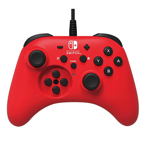 Corded gamepad for Nintendo Switch HORI Horipad red