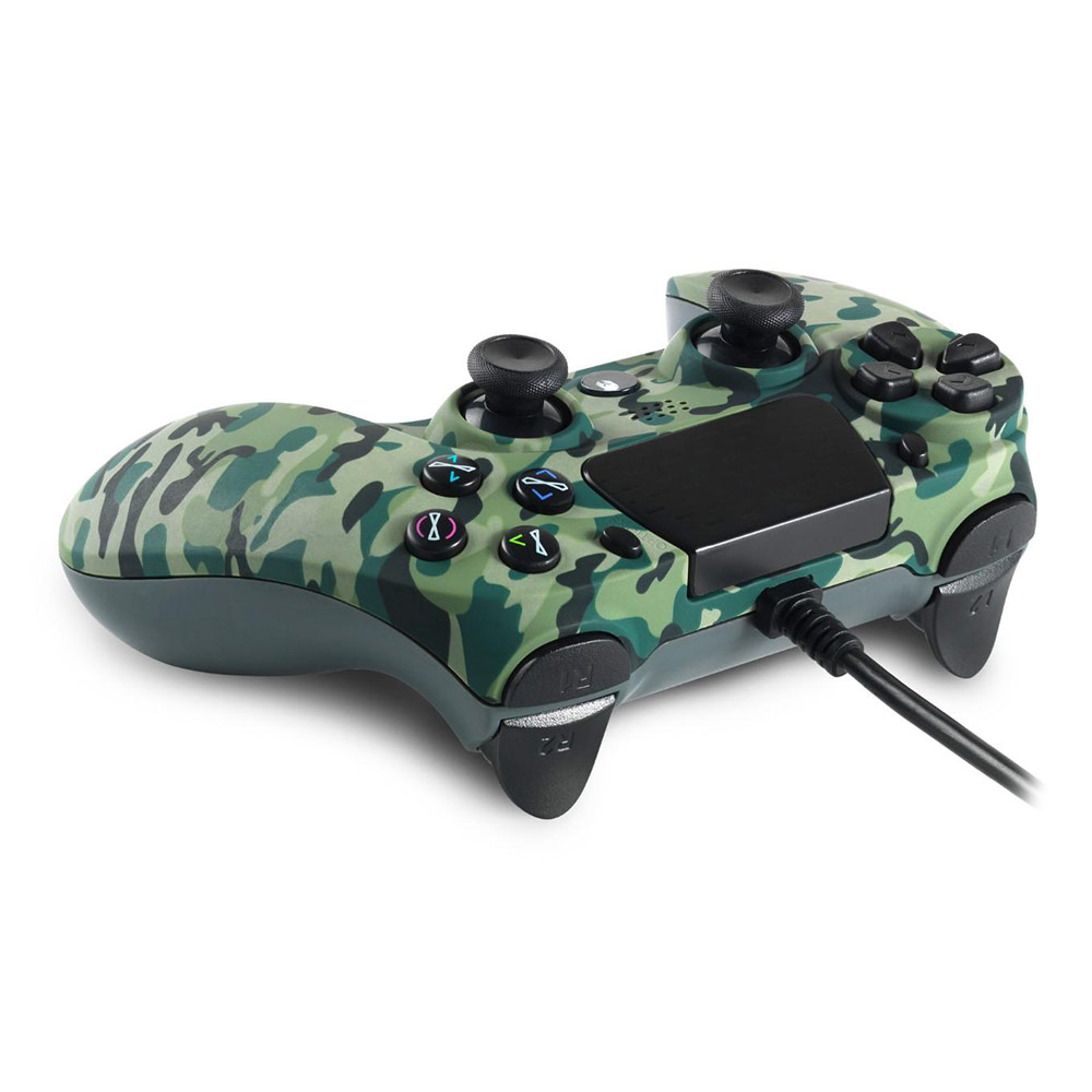 Corded gamepad for PC/PS4 SPARTAN GEAR Hoplite 072218 camo