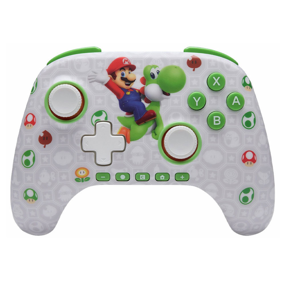 Cordless Gamepad for Nintendo Switch 2 POWER A Advanced Mario & Yoshi