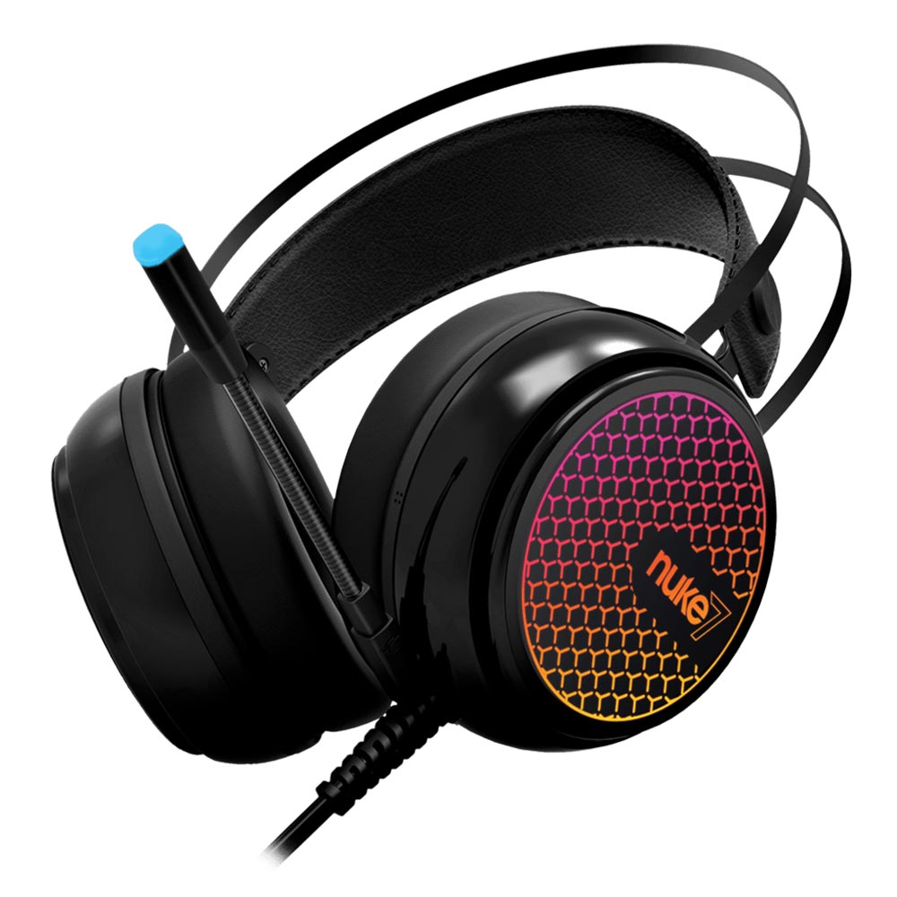 Headphones with microphone for PC ARMAGGEDDON Pro Gaming 7.1 Nuke 7 Kevlar NUKE7K black